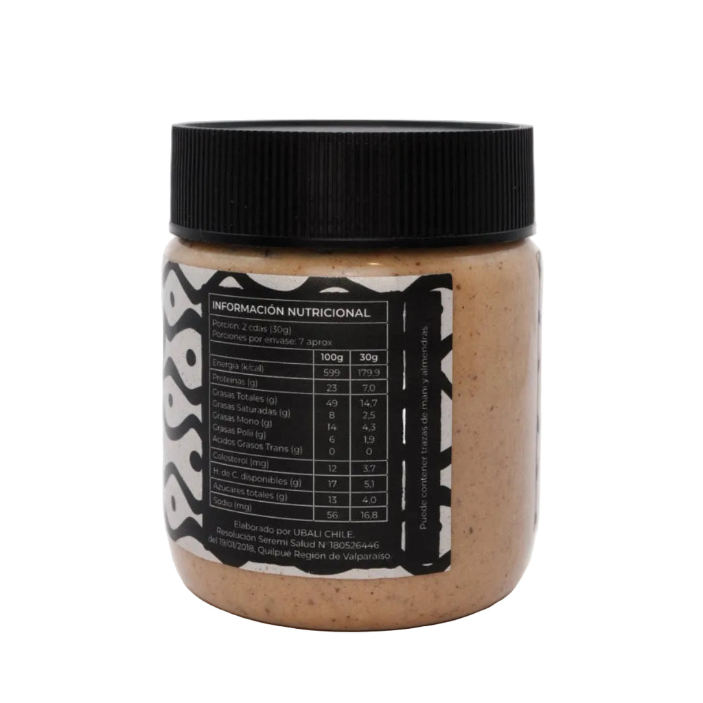 Mantequilla de avellana con chocolate blanco y proteína Whey 220gr