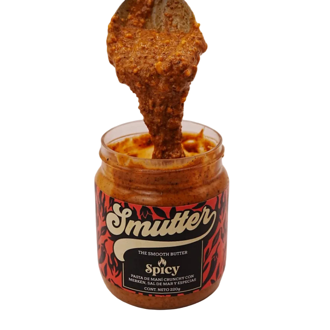 Mantequilla de maní con merkén, sal de mar y especias 220g