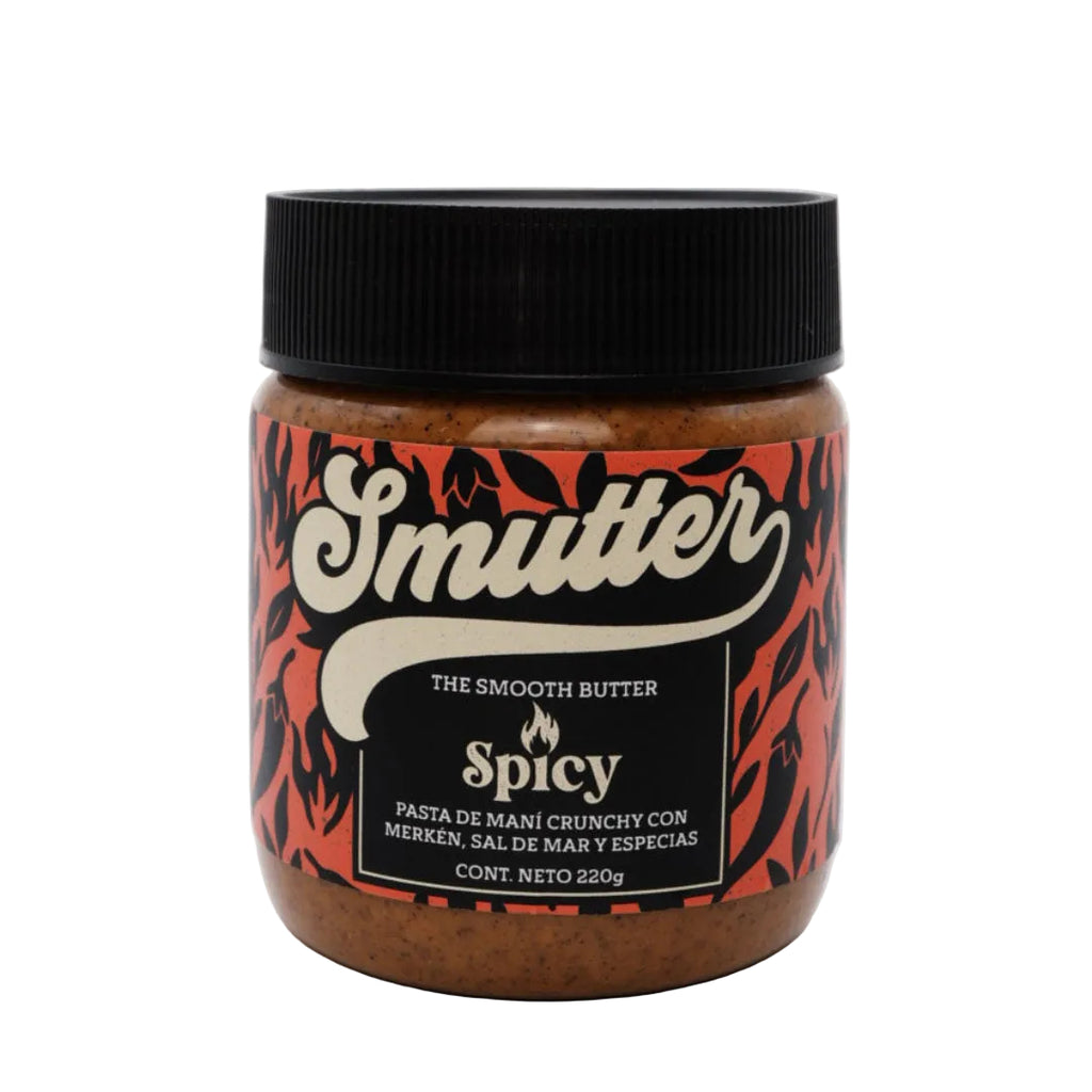 Mantequilla de maní con merkén, sal de mar y especias 220g