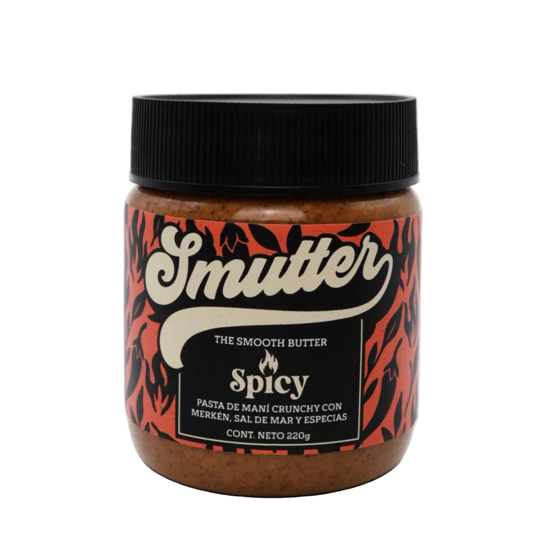 Mantequilla de maní con merkén, sal de mar y especias 220g
