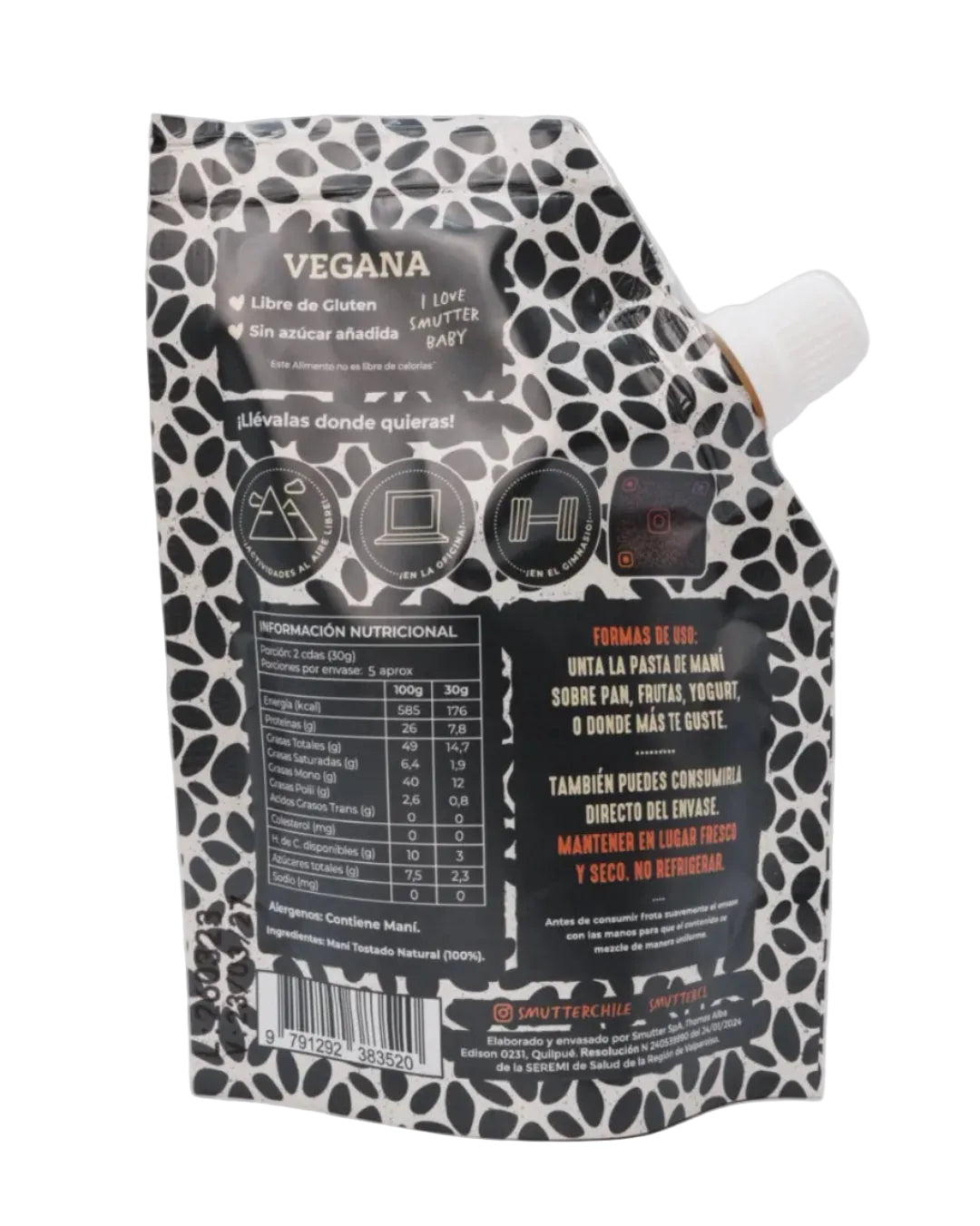 Pouch Mantequilla de maní Original 150 gr